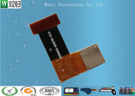 EMS-Schild gedruckten Schaltung der 0.2mm Goldfinger Simplex-FPC flexibles mit schwarzem elektromagnetischem Abdeckungs-Film