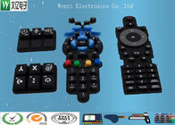 P+R-Schlüssel-Silikonkautschuk-Tastatur 40 Grad mit kastrieren das Öl und Siebdruck, die besonders angefertigt werden