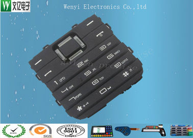 Leitfähiger Plastiksilikonkautschuk-Tastatur-Berufsmembranschalter-Auflagen-Abnutzungs-Widerstehen