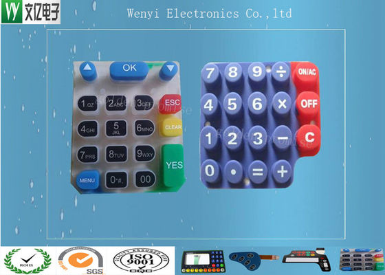 Silkscreen-Drucker mit Silicone-Tastaturen aus Gummi