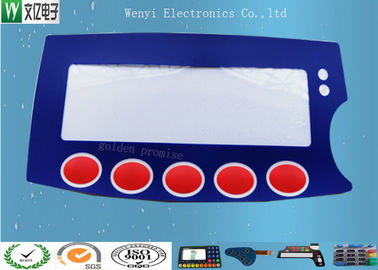 0.15mm PC Film-Druckknopf-Membranschalter-Tastatur-Hochglanz mit Silberkontakt-Punkt