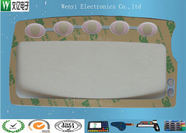 0.15mm PC Film-Druckknopf-Membranschalter-Tastatur-Hochglanz mit Silberkontakt-Punkt