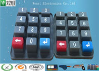 Freundliche wasserdichte kundenspezifische Silikonkautschuk-Tastatur Eco mit Kohlenstoff-Pille