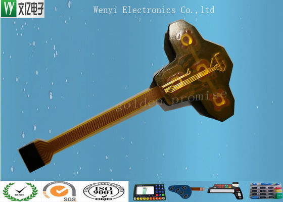 PWB-Membran-Tastatur 2,54 Millimeter der Neigungs-hohe glatte Epoxid-1.8mm Stärke-